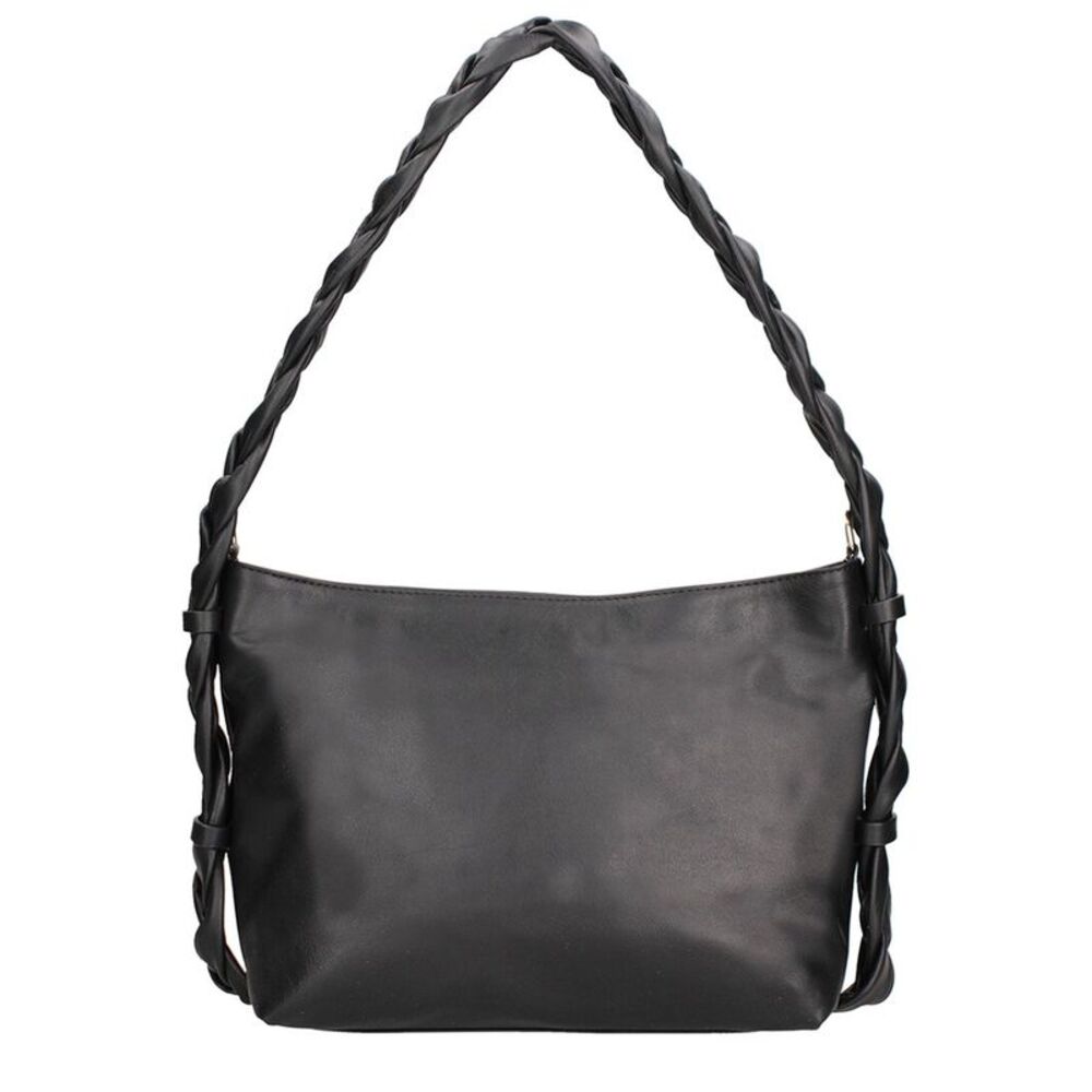 Chiara Ferretti Leather Shoulder Bag, Black